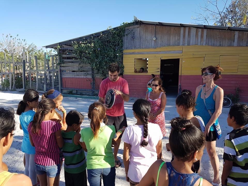 John teaching English abroad